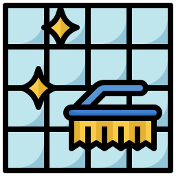 bathroom tile cleaning icon