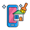 smart cleaning app icon